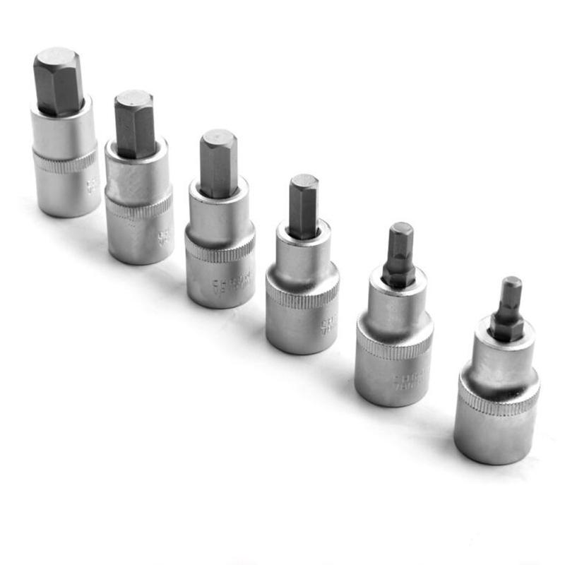 12-teiliger 1/2-Zoll-Profi-Antriebs-Sechskant-Bit-Steckschlüsselsatz H5 H6 H7 H8 H10 H12 H14 H16 H17 H18 H19 H22