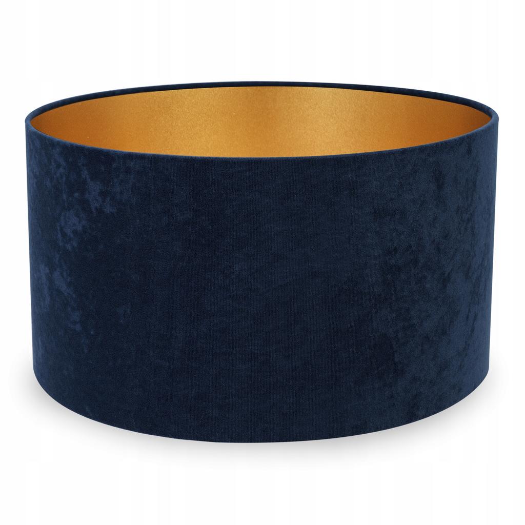 PANTALLA DE LÁMPARA MODERNA DE TERCIOPELO DORADO 35 cm