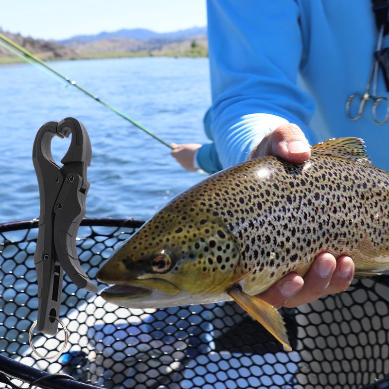 New Fishing Pliers Portable Fish Lip Gripper Fish Control Pliers Grabber Keeper Glass Fiber Fish Gripper Fishing Accessories