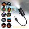 5V USB-betriebener LED-Lichtprojektor LED-Licht Atmosphärenlichtprojektor Feiertagsdekoration