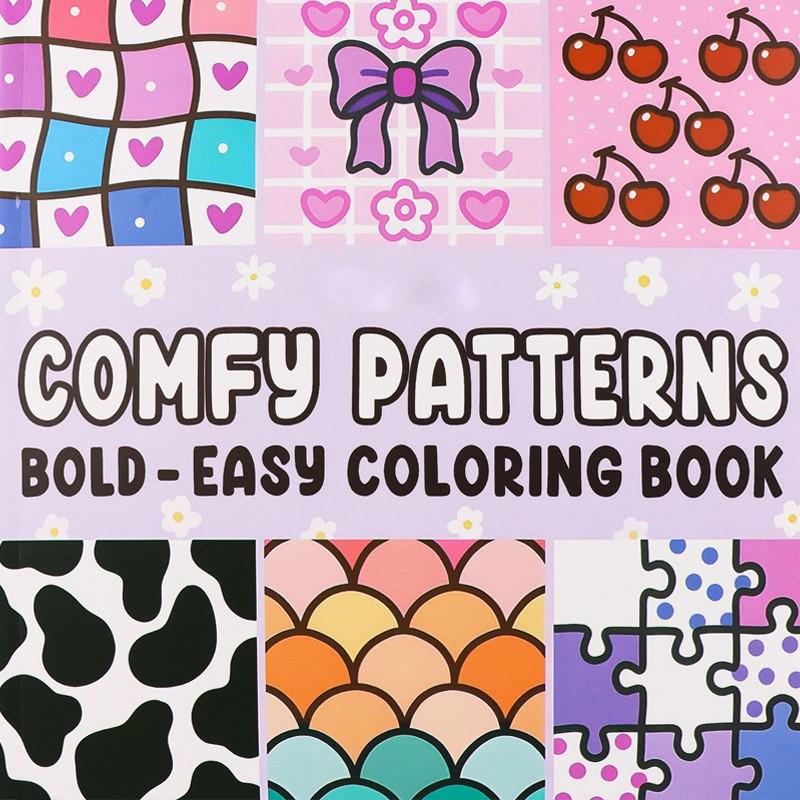 Cross-Border Adult & Teen Coloring Book: Cute Animal Characters for Easy Coloring
