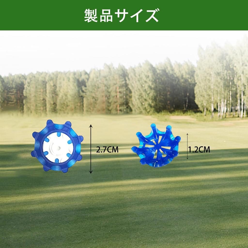 Lofthestar 25 Pieces Golf Shoe Spikes (Soft Spikes) Spikes Golf