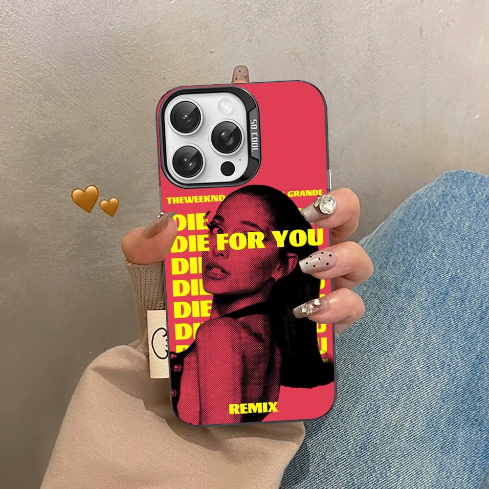 Pop Singer A-Ariana G-Grande Phone Case For IPhone 17 16 15 14 13 12 11 Pro Max Plus Pro Colorful Shell
