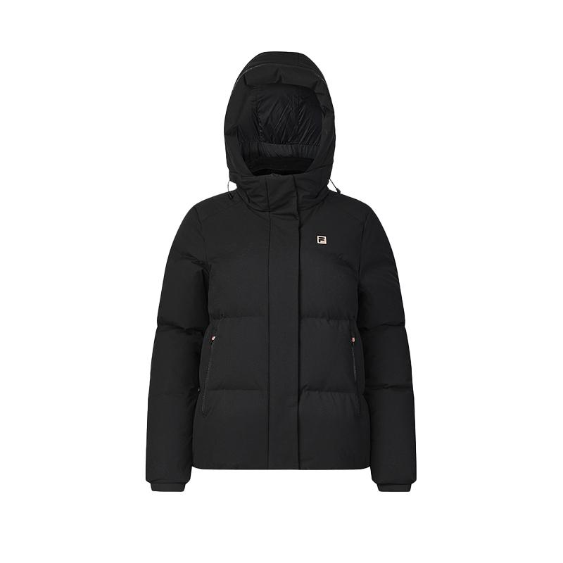 New FILA Athletics Down Jacket Women's Pitch Black A11W441905FBK