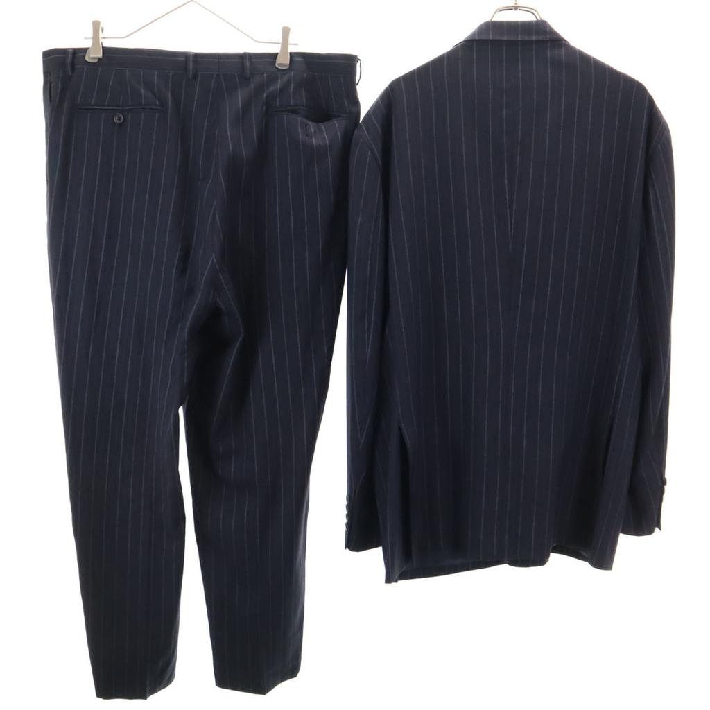 Paul Smith LONDON Made In Japan Stripe Pants Suit Setup Navy System Men's Used