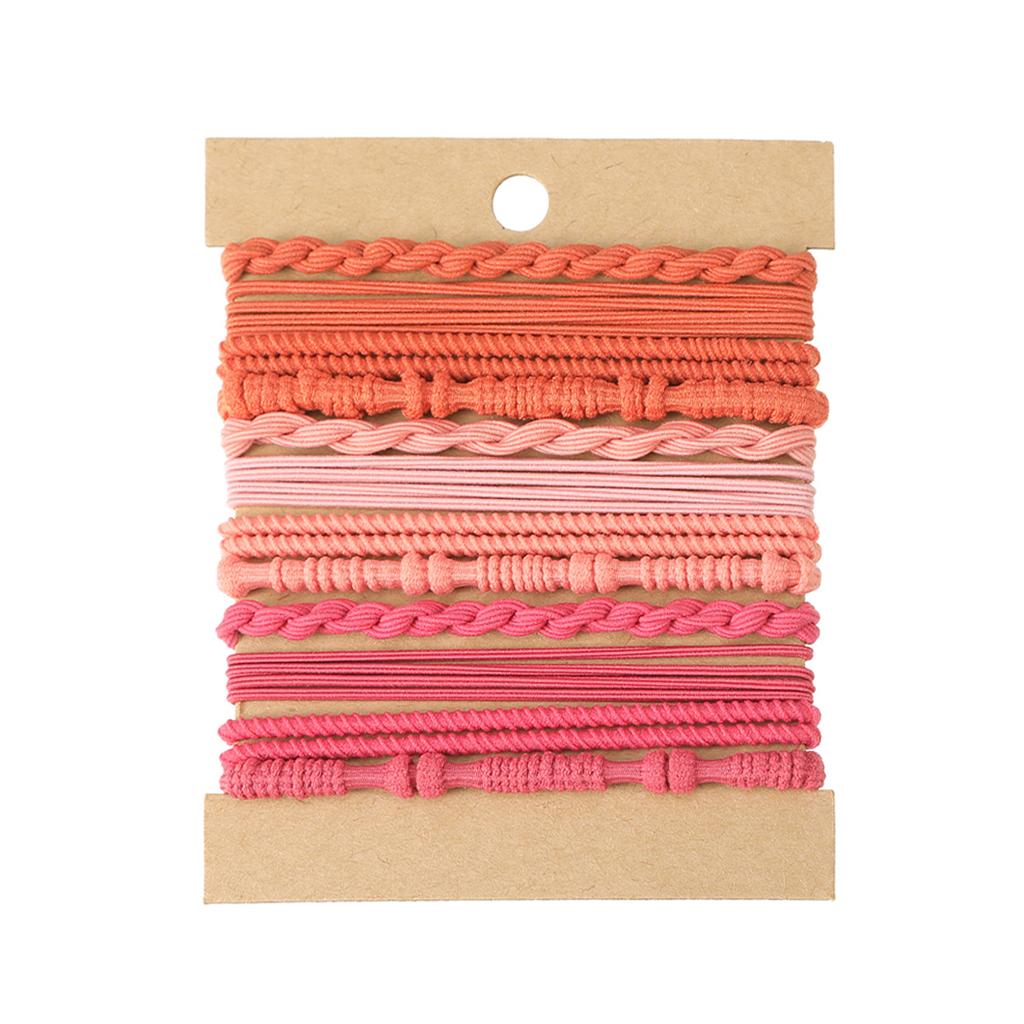 12Pcs Korean Strong Women Hair Scrunchies Girls Elastic Hair Rubber Bands Ponytail Hair Holders Nylon Hair Ties Hair Accessories