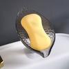 Punch-free Soap Box Stain-proof Unique Creative Leaf-shaped Soap Dish Bathroom Accessories