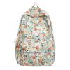 Large Capacity Floral College Student Commuting Trendy Schoolbag Backpack for Women's New Japanese Niche Travel Flower Backpack