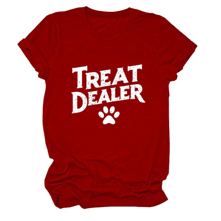 Temperament Casual Versatile Crew Neck Women's Short Sleeve T-Shirt