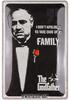 Retro Vintage Metal Tin Poster  The Godfather Sign Plaque for Bar Club Home Wall Decor  Classic Movie Wall Plate Pendant