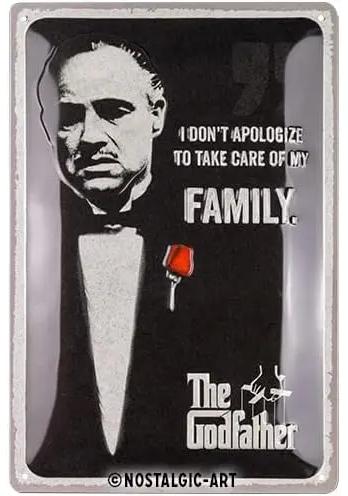 Retro Vintage Metal Tin Poster The Godfather Sign Plaque for Bar Club Home Wall Decor Classic Movie Wall Plate Pendant