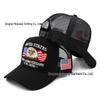 1776-2026 US 250th Anniversary Eagle Flag Embroidered Mesh Baseball Cap