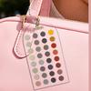 2 Sheets Summer Color Cards Double-Sided Palette with 24 Circular Color Blocks Color Analysis Template Cards Portable Personal Color Guide