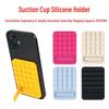 Silicone Anti-Slip Suction Cup Holder for Glass and Desktop