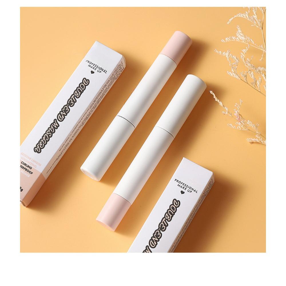 Waterproof and Anti-smudge Double-headed Slender and Dense Curled Mascara Waterproof and Sweat-proof Eyelash Primer