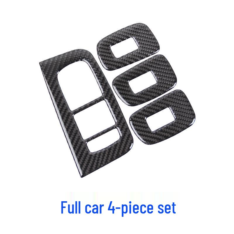 Adesivo in Fibra di Carbonio per Pulsanti Finestrini Volvo XC60/S60/V60
