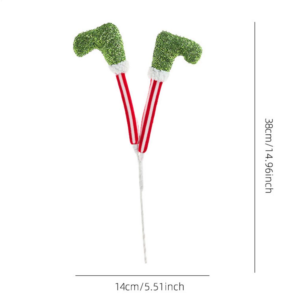 

Christmas Tree Decor Plush Toy Leg Ornaments Christmas Legs Picks For Holiday Outdoor Home Fireplace Wreaths Car
