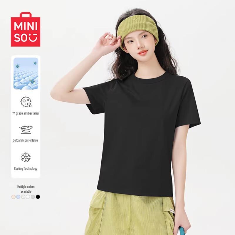 MINISO Women's Anti-Bacterial Short Sleeve T-Shirt