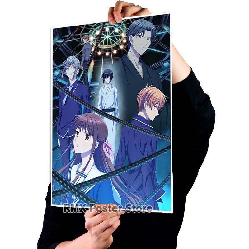 Imprimare HD Anime Coș cu fructe Postere hârtie acoperită albă Poster de pictură Wall Art Decor Living Room Home Bar Decor Imagini