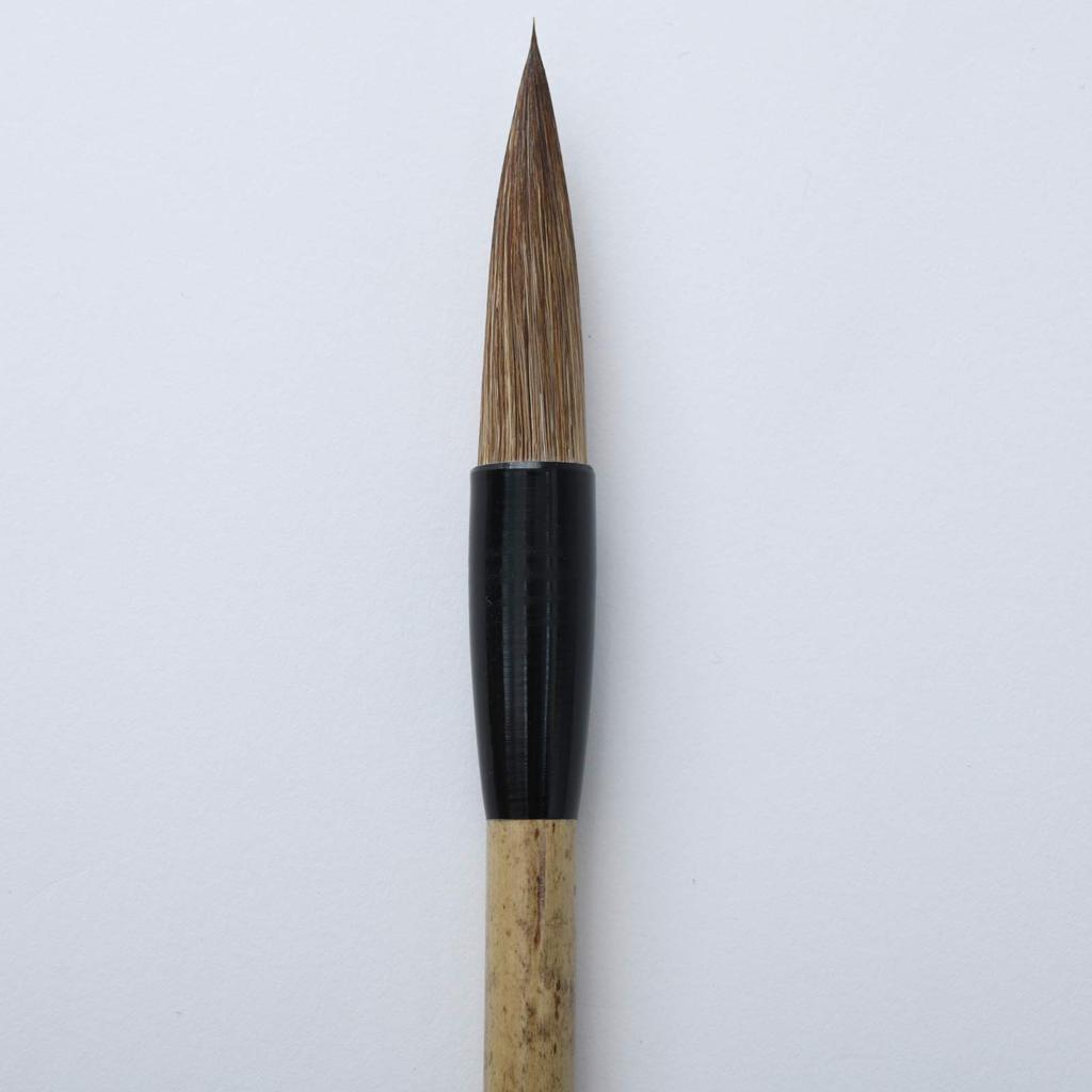 Ikkyuen Kumano Fude Calligraphy Brush for Kanemori Hanshi Red Tenbi x x 0.6 2.0 32.0cm