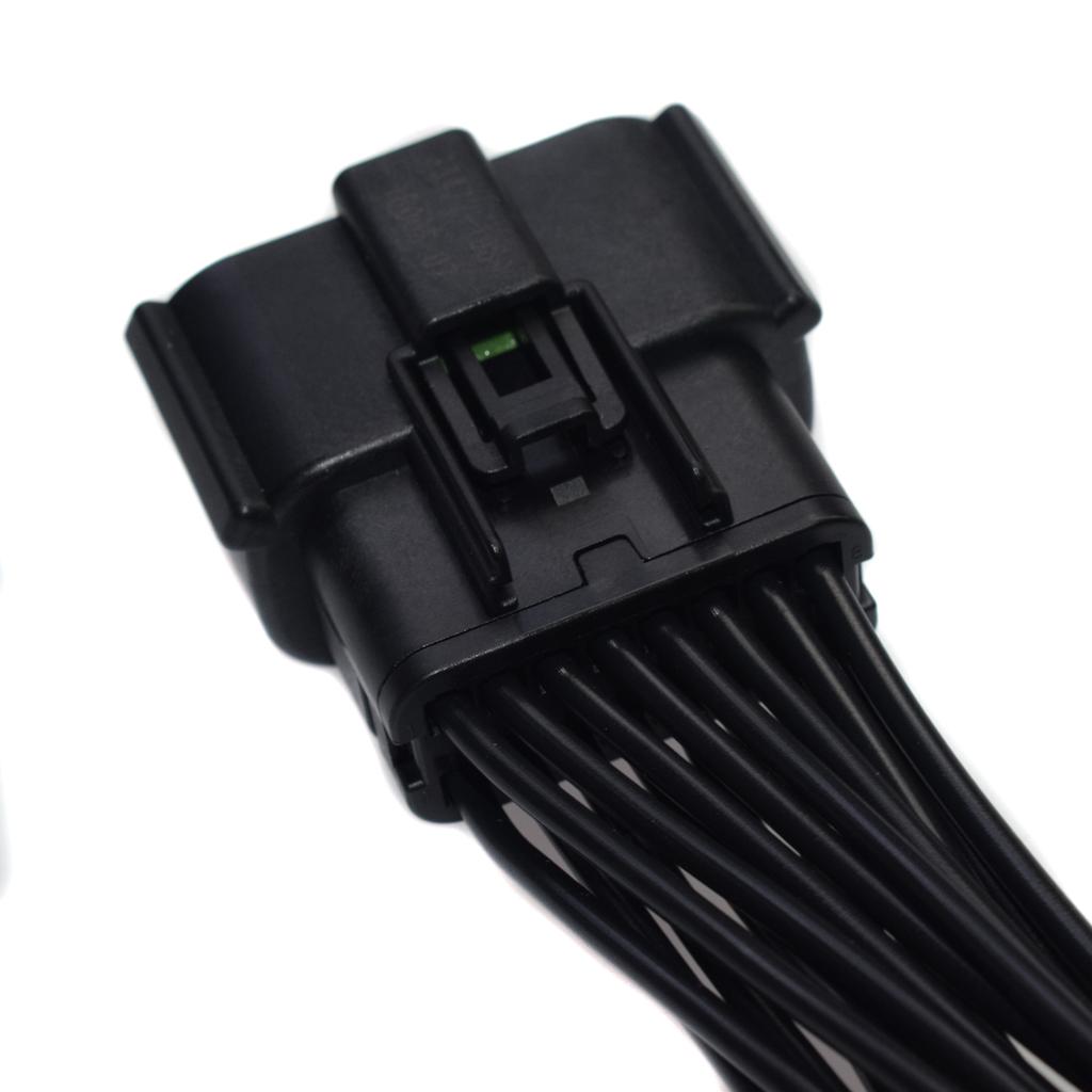 16 way Headlight Wiring Connector Pigtail Plug Harness For Jeep Grand Cherokee Xenon SRT HID LED DRL 2014 2015 2016 2017 2018