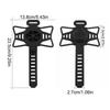 Phone Mount For Bike Adjustable Silicone Bike Smartphone Stand 360 Degree Rotatable Scooter Cellphone Holder For 4.7-7.2 Devices