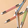 Dual Head Silicone Nail Sculpture Pen, Nail Art Carving Brush, Manicure Tool for Sticker Pressing, Mirror Powder Application