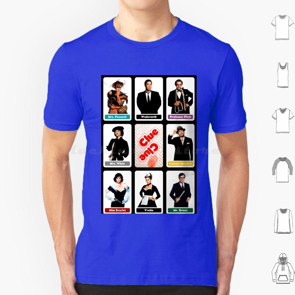 Clue 1985 T Shirt Cotton Men Women DIY Print Red Herring Singing Telegram Too Late Flames Vintage Retro Movie Clue Board