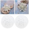 2pcs Easy Release Flower Silicone Mold Holly Leaf Design DIY Crafts Mold Cake Decoration