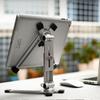 Aluminum Foldable Tablet Stand with Ergonomic Design for Posture Phone Desktop Stand for and Adjustable Height and Portable Stability, Non-Slip,
