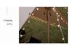 Canopy Tent Solar LED Star Lights for Outdoor Camping & Holiday Decorations
