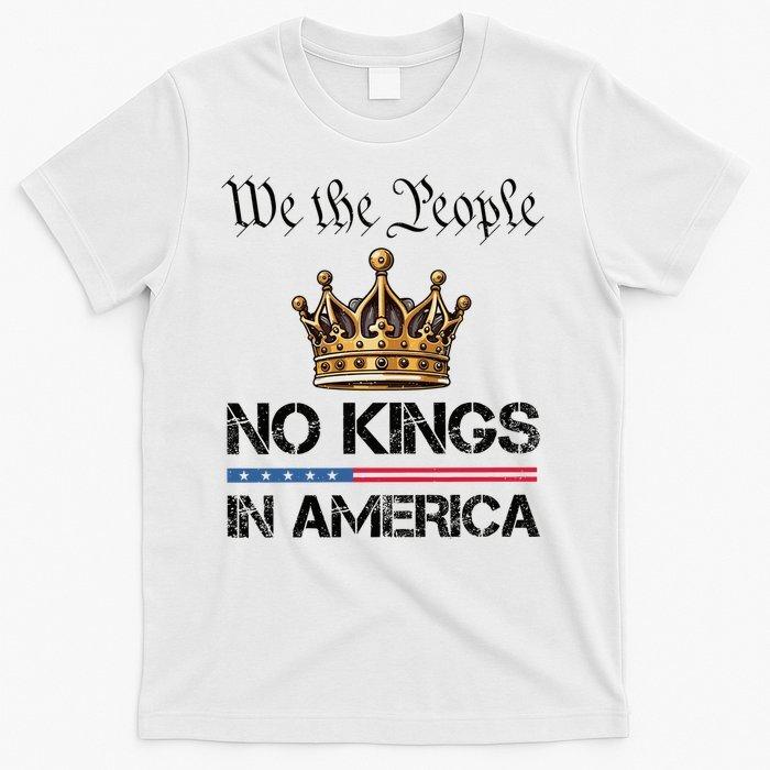 

No Kings in America Liberal Resist T-Shirt Unisex 2XL