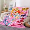 1pc Winx Club Fairies flannel Blanket for Super Soft Cute Comfort Blanket for Travel Bedding Couch Sofa Blanket Y73024