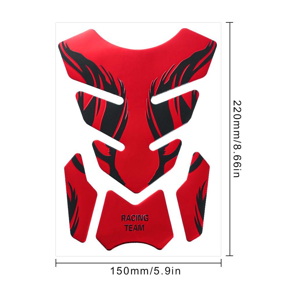 Tank Pad Protector Fishbone Tankpad Sticker Oil Gas Protector Sticker Cover 3D Tank Pad Stickers