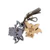 Halloween Wooden Keychain Pumpkin Haunted House Skeleton Keychain Bag Ornament