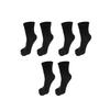 5 Paia Calzini alla Caviglia a Dita Separate per Uomo Donna Calzino Monocolore a Cinque Dita Calzino Sportivo da Corsa in Cotone Assorbente Sudore Calzino a Tubo Medio con Dita Separate