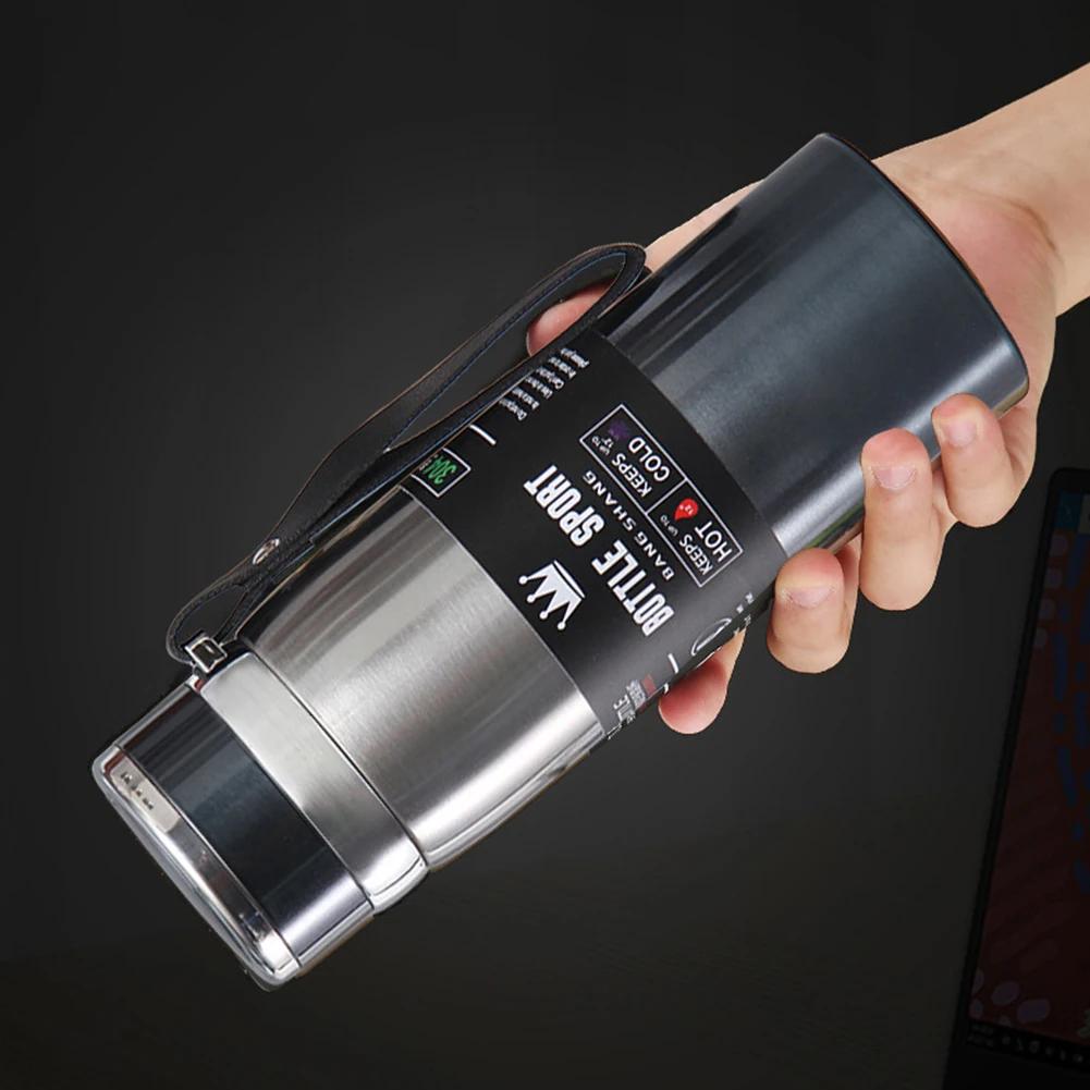 1L Thermal Bottle Stainless Steel Water Bottle Keep Cold Hot Coffee Thermos for Water Tea Vacuum Flasks Sports Thermos Bottle