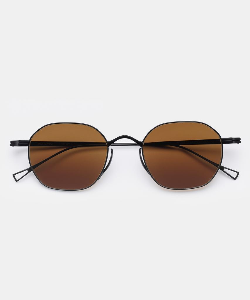 Maeteupeojeu Mp-14 Titanium Brown Sunglass Black