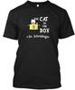 Schrödingers Katze in der Kiste Von Dr. Schrödinger T-Shirt Hergestellt in den USA Größe S bis 5XL Unisex T-Shirt