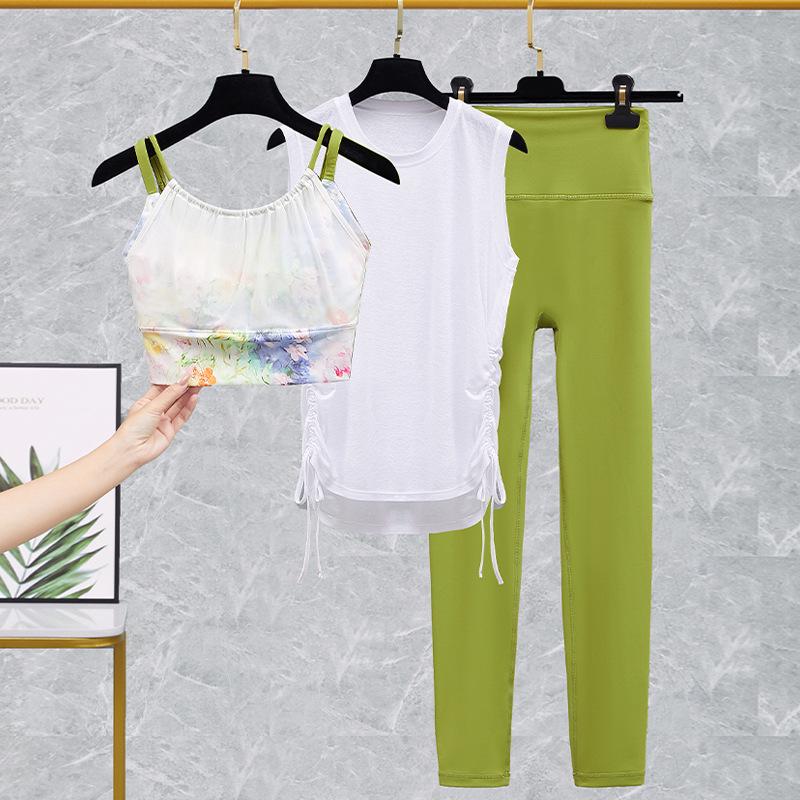 Women's High-Intensity Shockproof Sports Bra & Yoga Vest Set