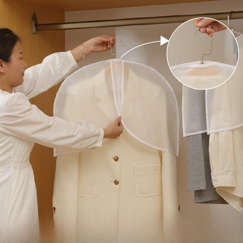 Peva Wardrobe Dust Cover For Clothes With Waterproof Protection For Home Storage