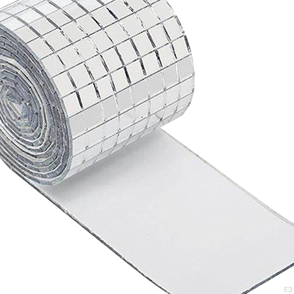 Płytki lustrzane Disco Ball luzem Mini naklejki mozaikowe kwadratowe do łazienki