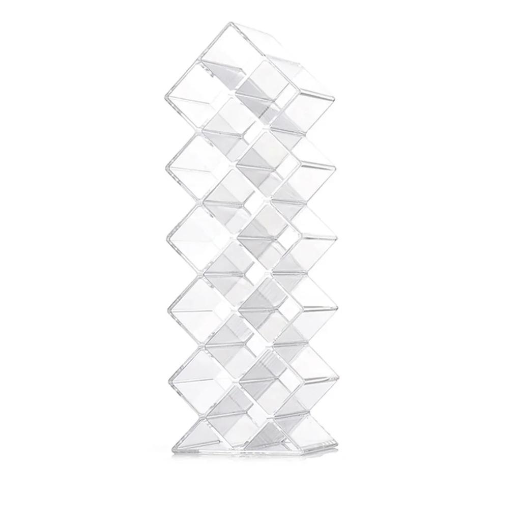 1pcs Fish Lipstick Case Desktop Organizer Box Multi-compartment Organizer Lipstick Display Rack 16 Compartment Fish