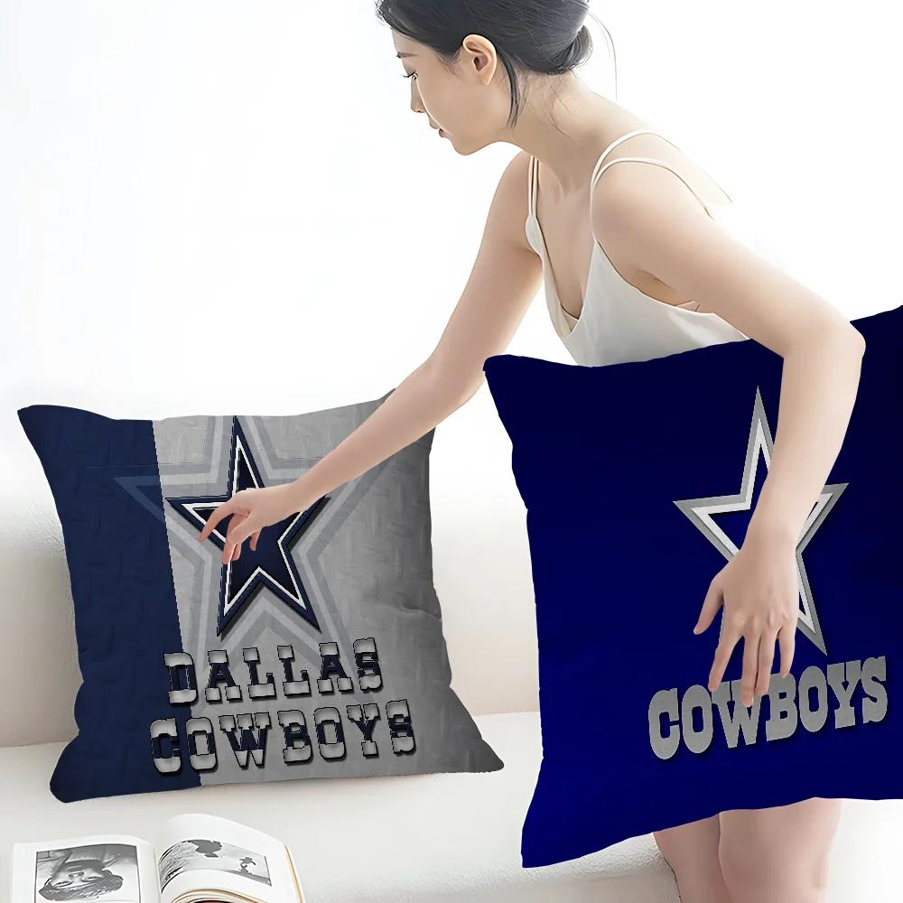 Dallas C-Cowboys Prayer Maple Design Cushion Cover Happy Autumn Harvest Decor Holiday Decorati Pillow Cover