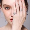Cat Crochet Tension Ring 4/8cs/set Cat Knitting Tension Rings Adjustable Ring Knitting Crocheting Jewelry Ring with Yarn