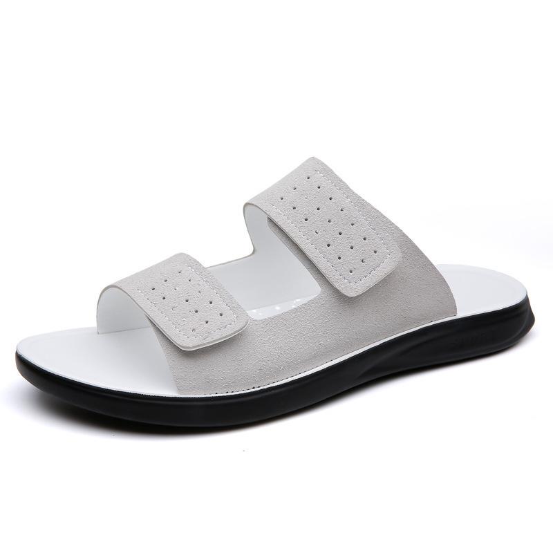 2025 Men's Large Size Fashion Slippers - Versatile Beach Sandals