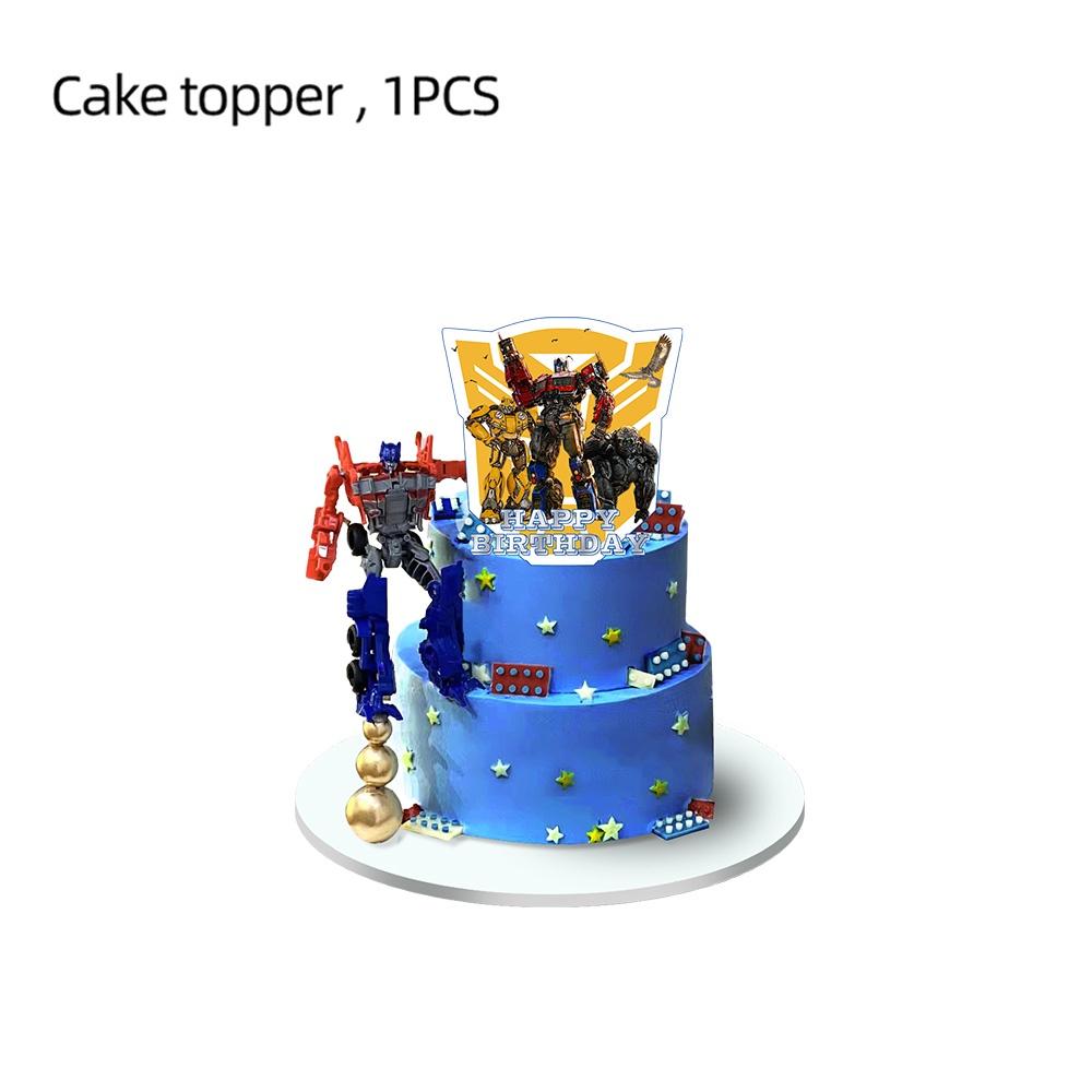 New Arrival Transformers Themed Party Supplies Decorate Your Party With Plastic Plates Paper Napkins And Tablecloth