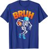 American Football Skeleton Halloween Spooky Season Unisex T-Shirt