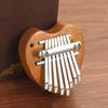 Mini Kalimba med Björnöron, 8 TAngenter, Söt Finger Tumme Piano, Fick Marimba Instrument, Musikalisk Gåva för Barn, Julbordsdekoration