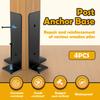 4PCS/Set Pergola Post Base Brackets Fit Different Sizes of Wooden Columns Support Base Brackets for Deck Post Anchor Railing